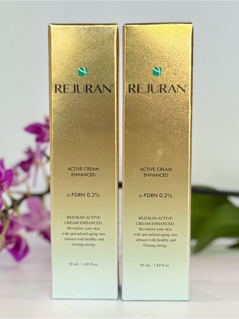 2x REJURAN Active Cream Enhanced c-PDRN 0.2% – New in Box